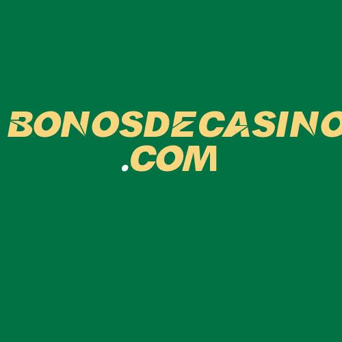 Logo da BONOSDECASINO